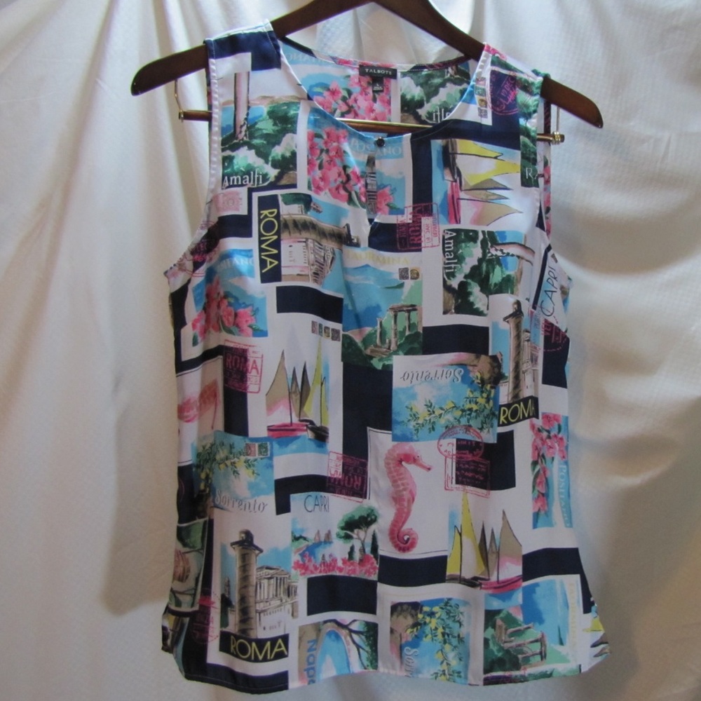 Talbots blouse Multicolor